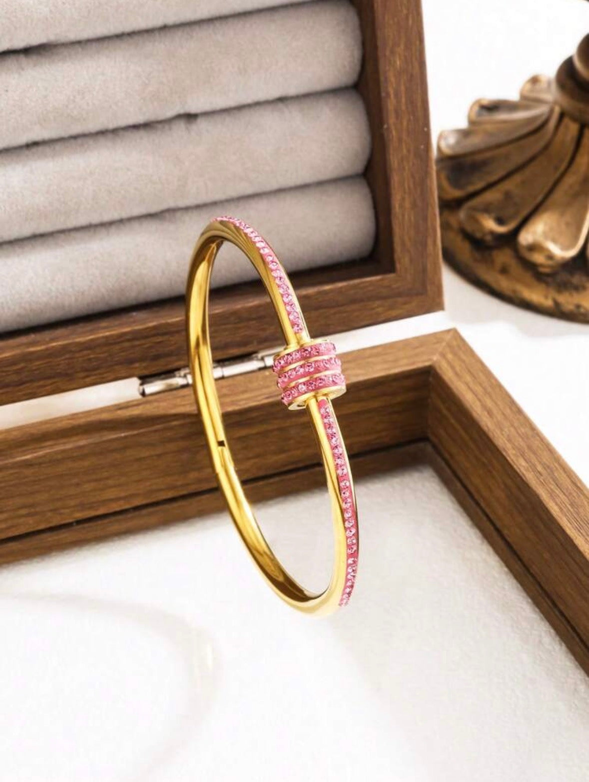 Triple Ring Crystal Cuff